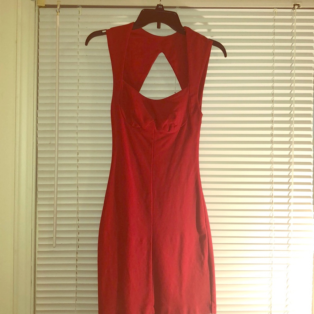 Red dress